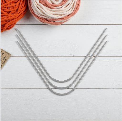 СПИЦЫ AN-3 ИЗОГНУТЫЕ МЕТАЛЛ GAMMA  фото 2