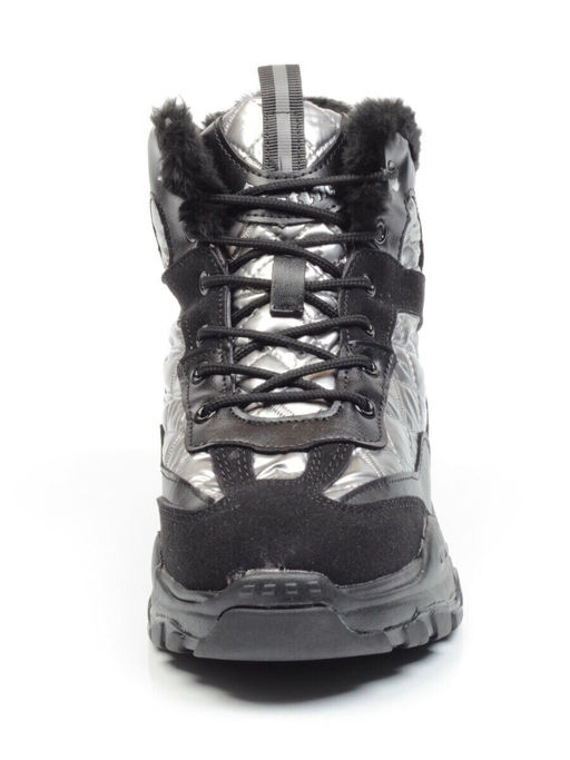 04-8524-4 BLACK Ботинки женские зимние (искусственные материалы)