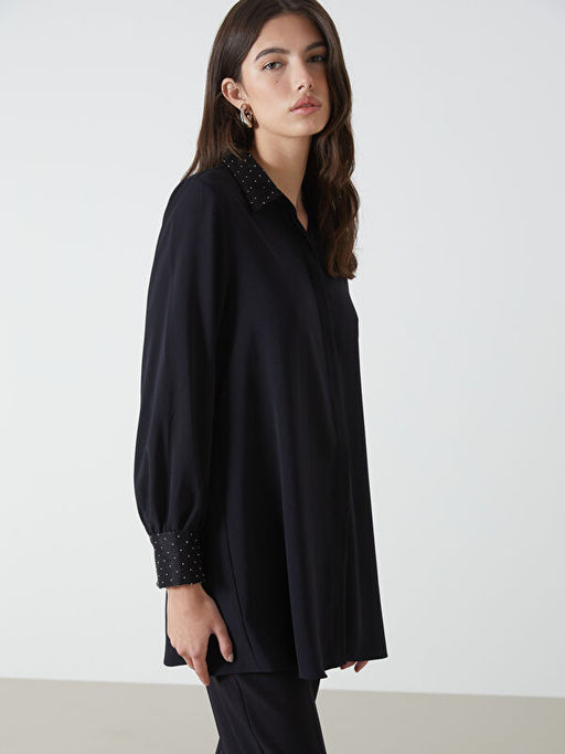 Ta? Detayl? Kad?n G?mlek Tunik