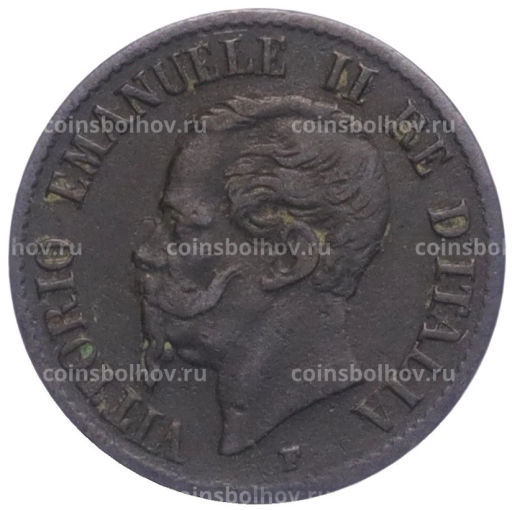 Монета 1 чентезимо 1862 года N Италия