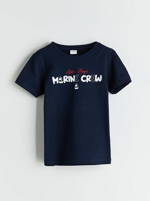 Bask?l? Erkek ?ocuk Pijama Tak?m