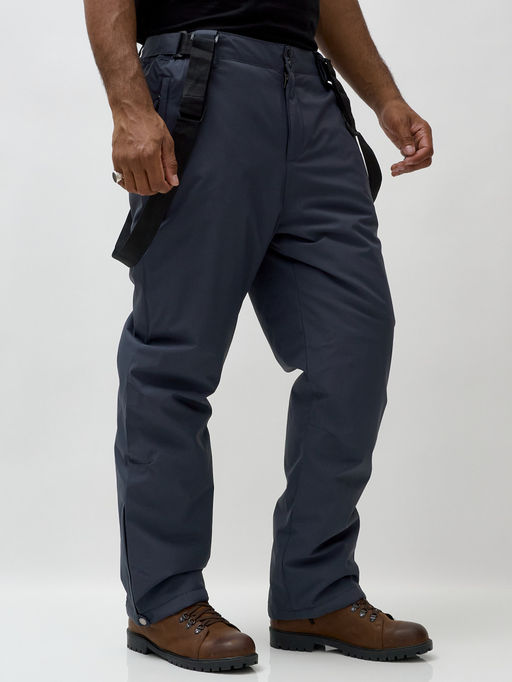 Горнолыжный костюм мужской зимний темно-серого цвета 383TC - Mtforce фото 27