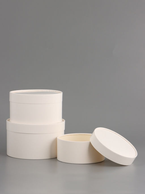 Набор подарочных коробок 3 в 1, завальцованные, белый, 20 х 12 - 18 х 10 - 16 х 8 см