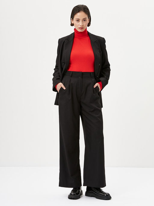 Брюки женские 12511-36056 black/red