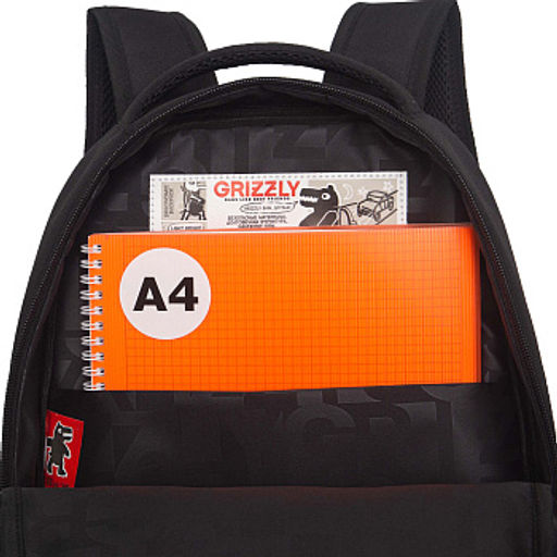 RB-651-5 Рюкзак школьный с картхолдером на держателе - Grizzly фото 9