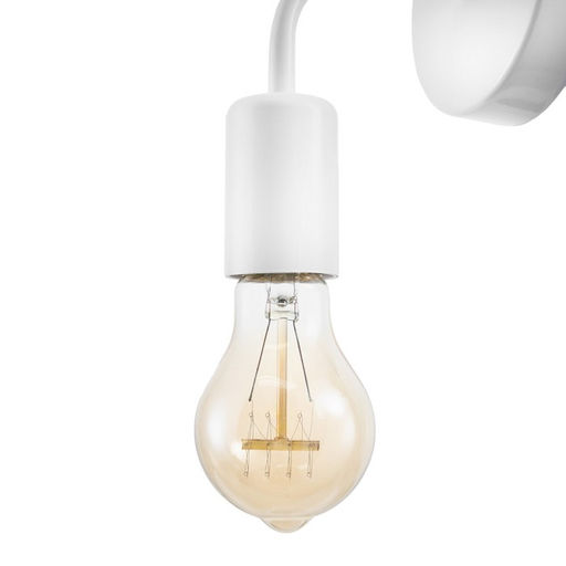 Светильник Бра 2609/1WT, E27, 40 Вт, белый, 10×12×17.5 см