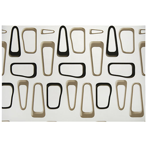 Салфетка под горячее (термосалфетка) "Фигуры" 30х45см набор 4 штуки, ПВХ, цвета микс (Китай)