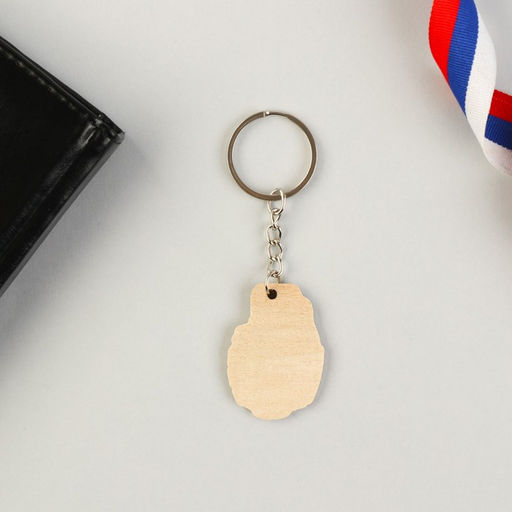 Цена за 2 шт. Магнит и брелок на 23 Февраля Настоящему герою, подарочный набор : 2 предмета - Сима-ленд фото 5