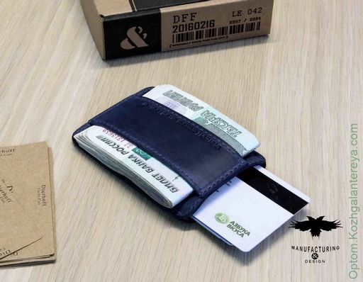 Визитница мужская кожаная Dierhoff Д 6010-912 - Sergio valentini фото 7