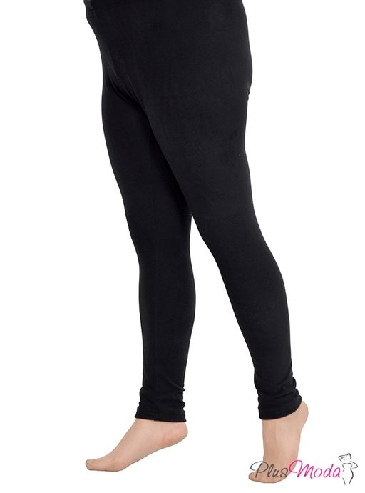 ТЁПЛЫЕ ДВУХСЛОЙНЫЕ ЛЕГИНСЫ РАЗМЕРЫ 44 - 84 №1009 - Plus moda фото 3
