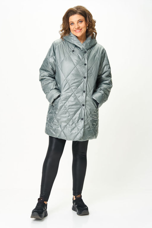 Пальто Anastasia Mak 1055-1 мох