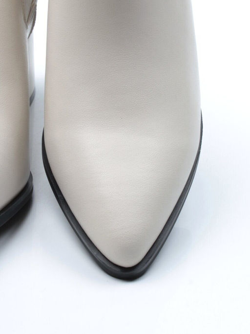 01-PCG269-2 LT.BEIGE Ботинки демисезонные женские (натуральная кожа, байка)