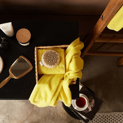 Полотенце махровое Экономь и Я 50*90 см, цв. желтый, 100% хлопок, 320 гр/м2  фото 12