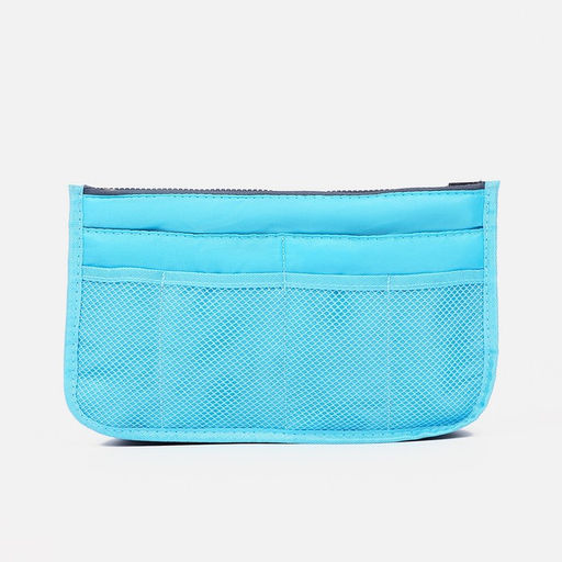 Косметичка-органайзер на молниях, цвет голубой - Simaland фото 3