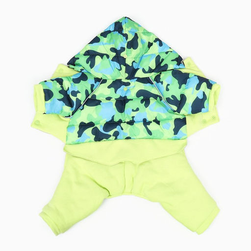 Комбинезон Go-Иди с утяжкой, размер 10 (ДС 25, ОГ 34, ОШ 24 см), зелёный/камуфляж - Simaland фото 10