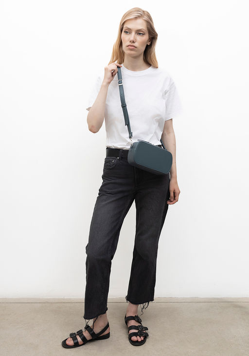 Модель №1604 | кожзам | гладкий | зеленый | Р924-16 | 33088 - L-craft фото 6