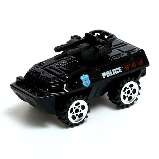 Машинка металлическая «Спецслужбы», в банке, цвет МИКС