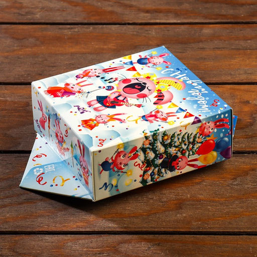 Цена за 10 шт. Коробка подарочная складная Шурум-Бурум 20 х 4,5 х 11,5 см - Simaland фото 2