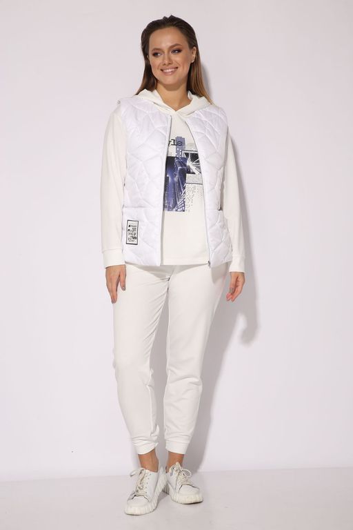 Костюм ТАиЕР 1156 белый, молочный  фото 4