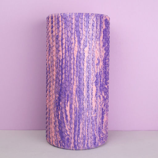 Ролик массажный спортивный Woohooo СELL 30x15/ фиолетово-розовый /уп10 - ГалеонТрейд фото 2