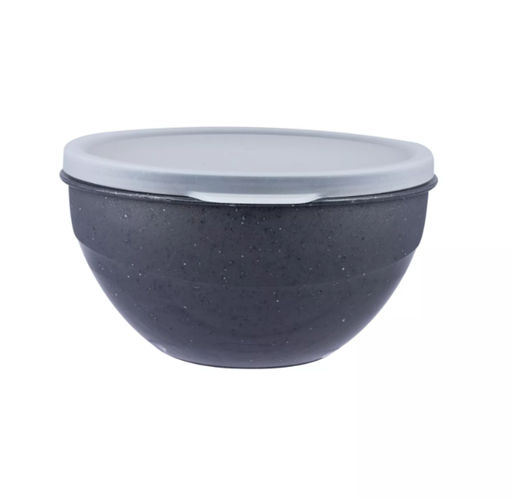 Миска 1л с крышкой Granite серый