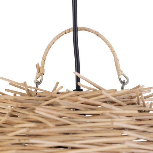 Светильник потолочный из ротанга «Анди», 1×120 Вт, Е27, 40×40×26 см