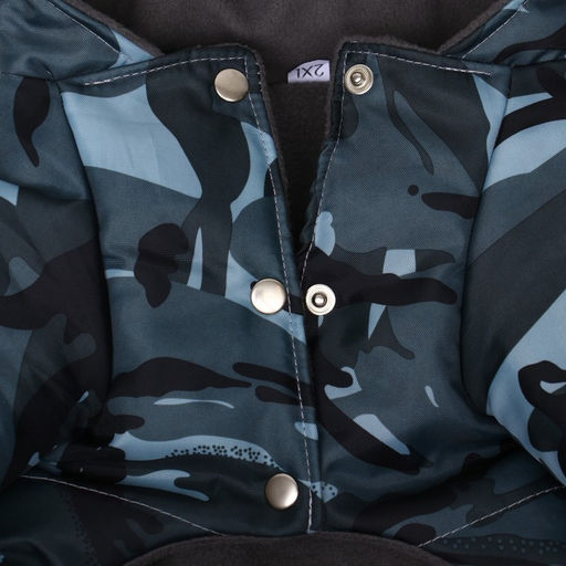 Комбинезон зимний для животных Камуфляж, 3XL (ДС 36-38, ОГ 48-52 см, ОШ 36-37 см), микс - Simaland фото 9