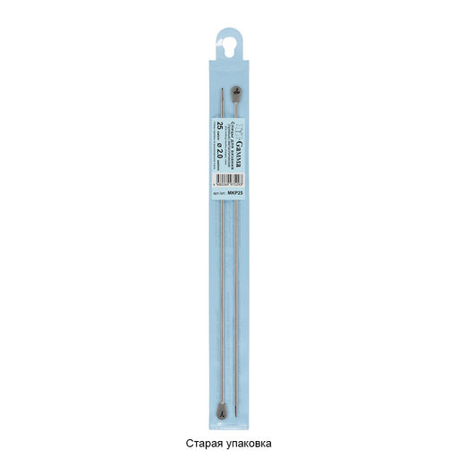 Спицы GAMMA прямые MKP25 сталь d 2.0 мм 25 см 2 шт под никель  фото 4