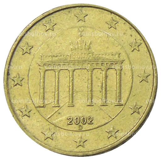 10 евроцентов 2002 года D Германия
