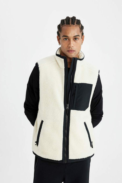 DeFactoFit плюшевый жилет Welsoft стандартного кроя  фото 4