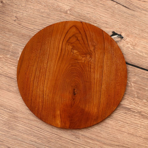 Блюдо, 25×25×2 см, тиковое дерево