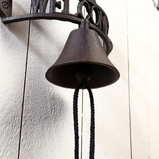 Колокол сувенирный чугун «Филин. Welcome», настенный декор, 22×21×12 см