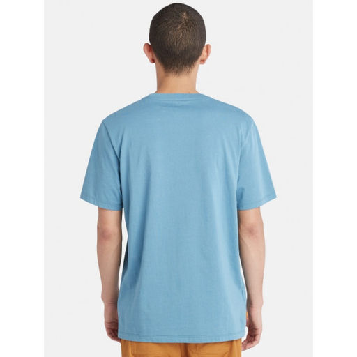Мужская футболка Timberland TFO T-Shirt Kennebec River Tree Logo Regular синяя  фото 3