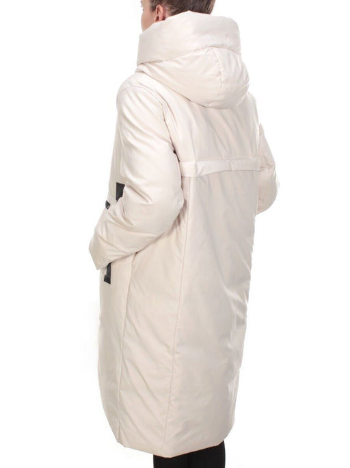 2236 MILK Пальто женское зимнее AKIDSEFRS (200 гр. холлофайбера) - Фабричный китай фото 4