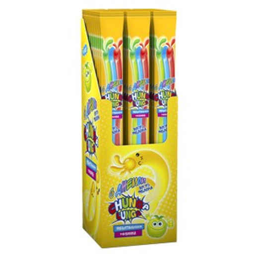 Жевательная резинка "Chunga Lunga", с жидким центром, со вкусом яблоко, 30шт