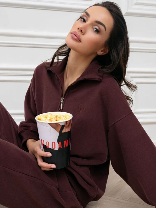 Толстовка женская Пич Изумрудный - Modamica фото 22