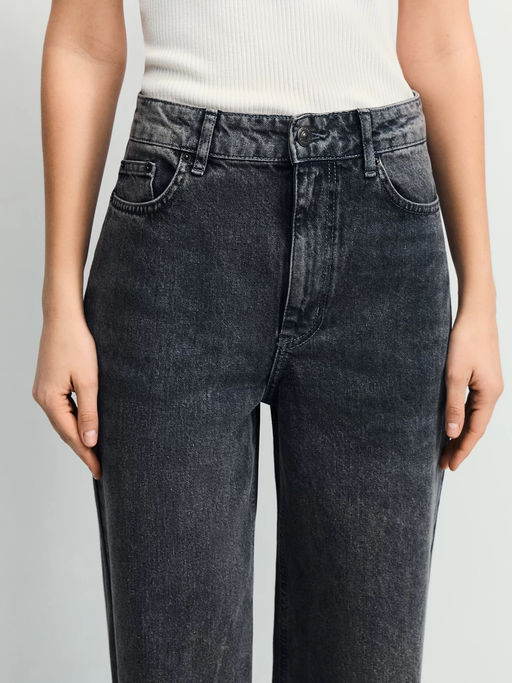 Джинсы wide leg с высокой посадкой / Zarina  фото 8