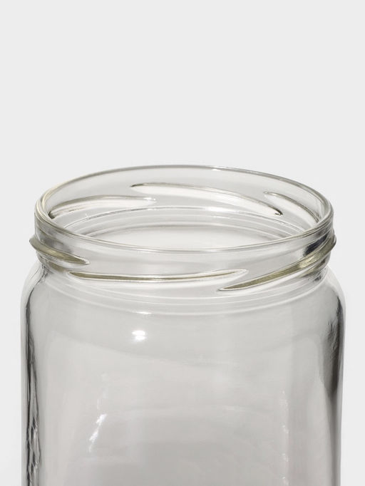 Банка для сыпучих «Вока», 380 мл, с металлической крышкой, стекло, прозрачная