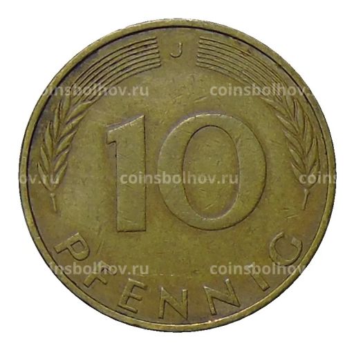 10 пфеннигов 1973 года J Германия