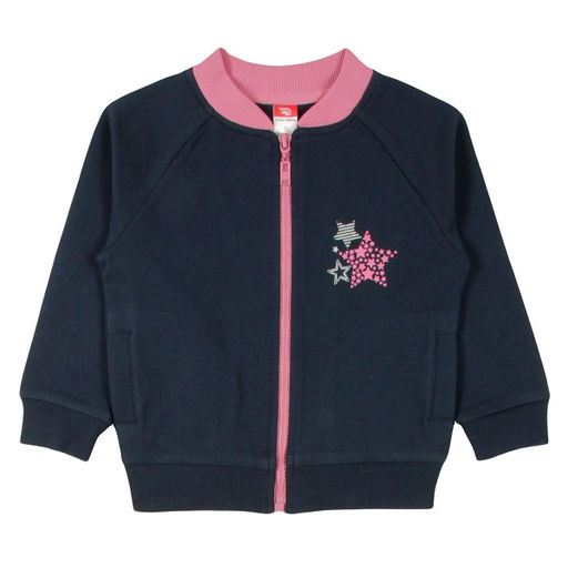 CRB wear/CWK 62480 Куртка для девочки, темно-синий/Ex.Cherubino  фото 2