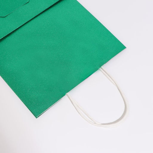 Цена за 5 шт. Пакет подарочный бумажный с глиттером лазурный, 21?11?27 см - UPAK LAND фото 4