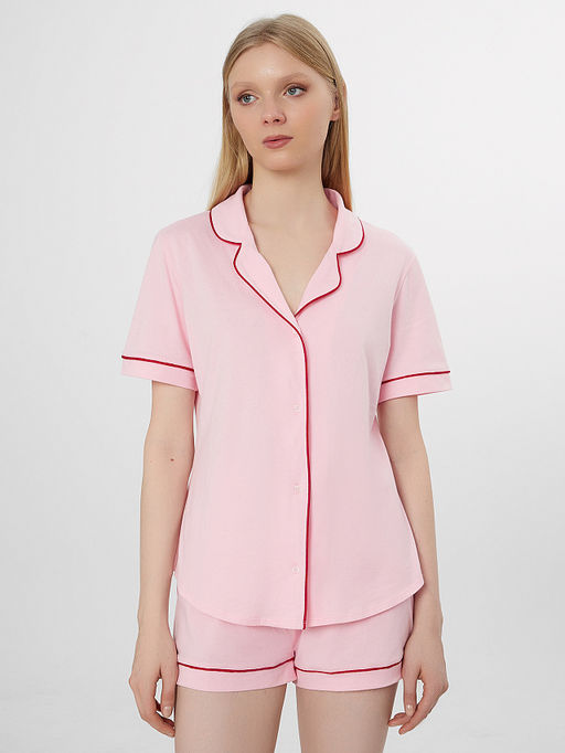 Комплект домашний женский розовый