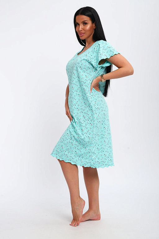 Сорочка женская (01064 синий) - Плиона фото 65