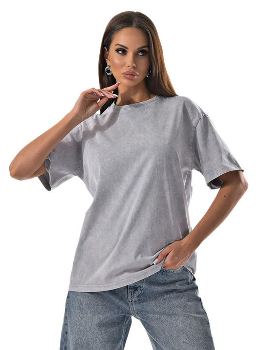 Женская футболка свободная CRACPOT 137 - Сracpot фото 18