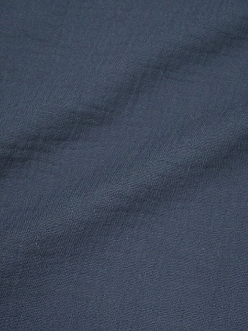 Муслин двухслойный с эффектом жатости, цв.Темный джинс, ш.1.4м, хлопок-100%, 110гр/м.кв