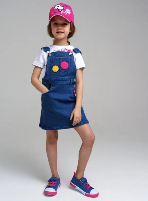 12422335 Сарафан джинсовый для девочек