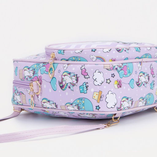 Рюкзак детский на молнии, цвет сиренево-розовый - Simaland фото 3