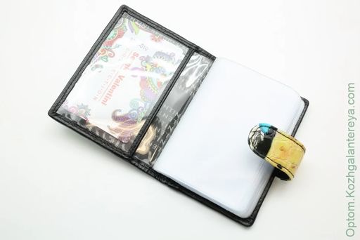 Женская кожаная визитница Sergio Valentini СВ 3264-010  фото 8