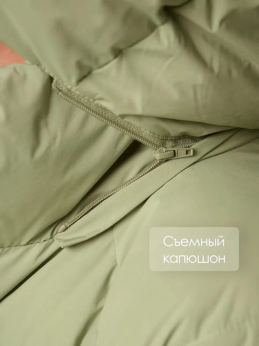 ПУХОВИК ЖЕНСКИЙ ЗИМНИЙ КОРОТКИЙ С КАПЮШОНОМ