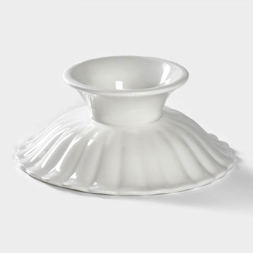 Блюдо для фруктов и десертов Magistro «Цветок», d=15 см, фарфор, белое